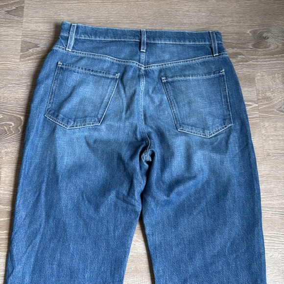 FRAME Denim Le Jane Atrium Crop Jean In Blue 30 - Picture 12 of 13